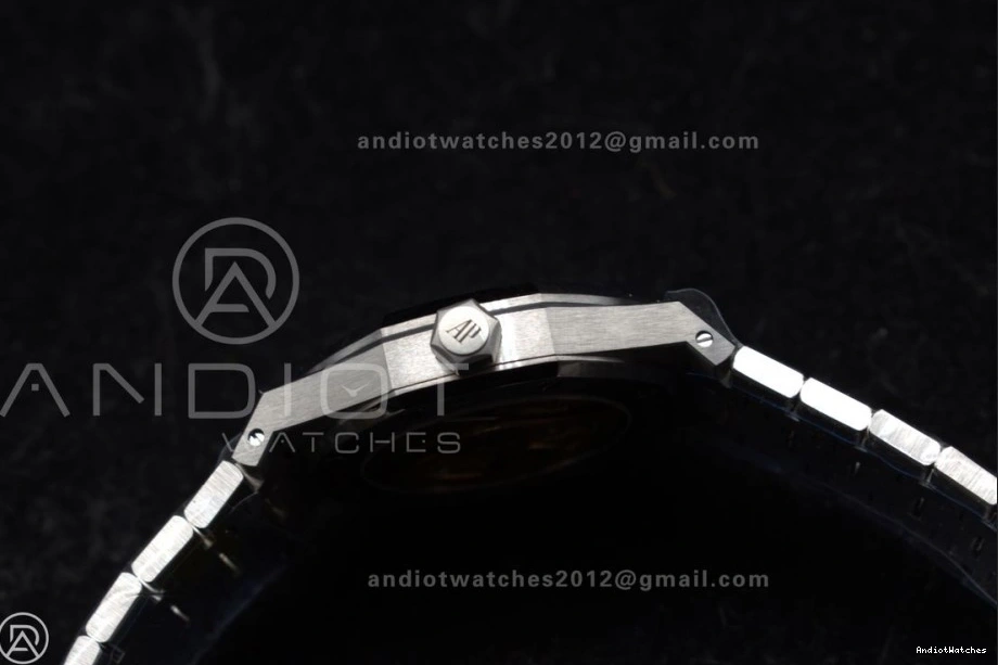 Oak Affordable 1:1 Textured 1033 15454 SS Frosted Super White SA3120 Bracelet Dial SS Edition APSF Royal Best Clone 37mm On 0713